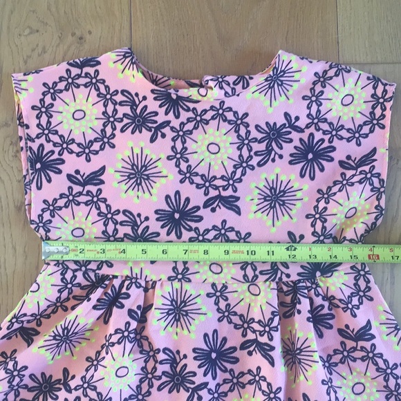 ASOS Pink + Yellow + Black Babydoll Mini Dress - Picture 14 of 15